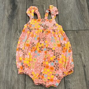 NWOT Posh Peanut Floral Bubble Romper